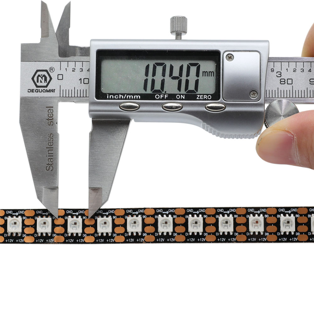DC12V WS2815 (Upgraded WS2812B) 5M 480 LEDs Individually Addressable Digital Strip Lights (Dual Signal Wires), Waterproof Dream Color Programmable 5050 RGB Flexible LED Ribbon Light DC12V WS2815 (Upgraded WS2812B) 5M 480 LEDs Individually Addressable Digital Strip Lights (Dual Signal Wires), Waterproof Dream Color Programmable 5050 RGB Flexible LED Ribbon Light